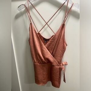 Strappy Rosé Blouse